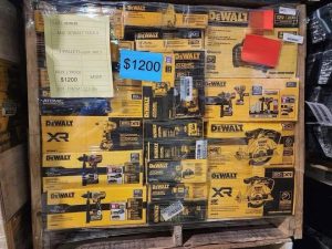 DeWALT Milwaukee and Ridgid Tool Pallets