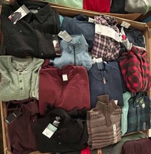Winter Clothing Pallet – Mixed Apparel